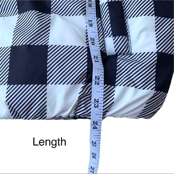 Juicy Couture Buffalo Check Plaid Heavy Warm Snow Winter Gingham Puffer Coat - Picture 13 of 16
